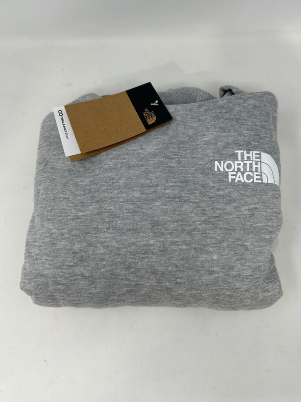 The North Face Light Gray Logo Crewneck Sweatshirt